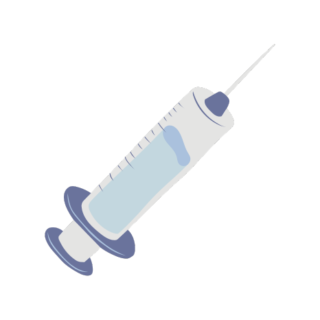 Sharps waste syringe