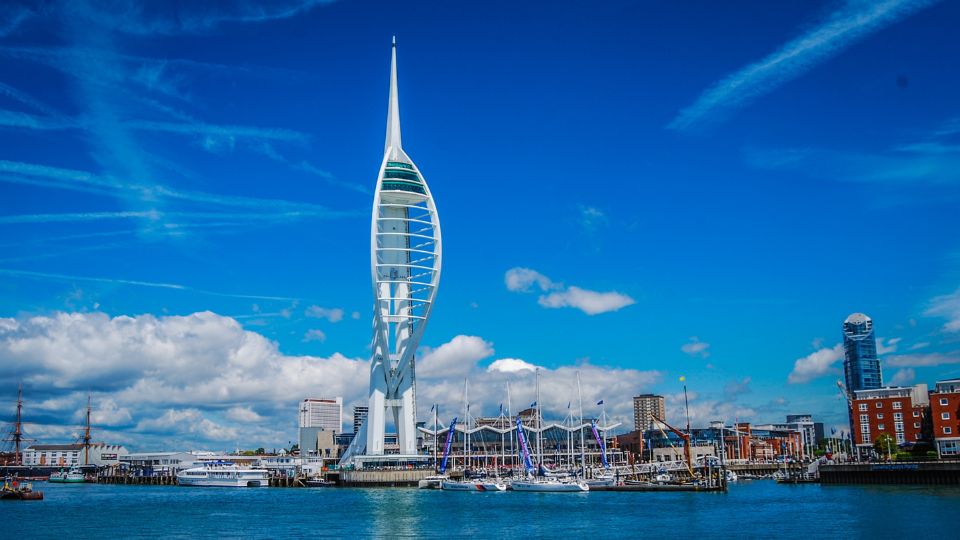 A photograph of Spinnaker tower in Portsmouth