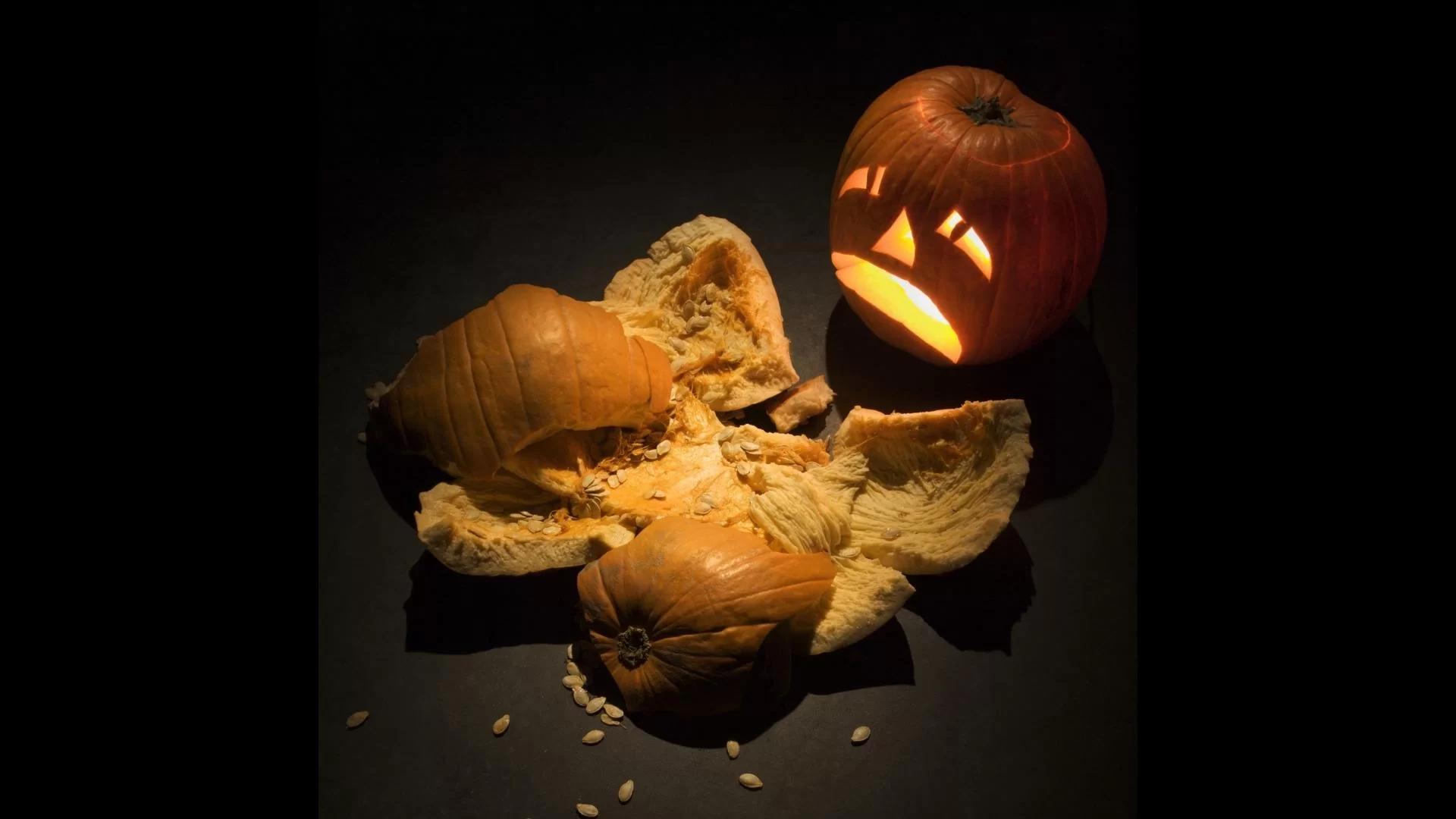 Halloween pumpkin waste