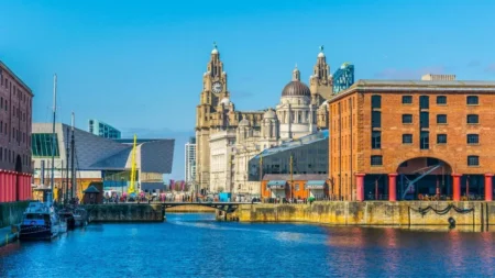 Liverpool town centre and waterfront