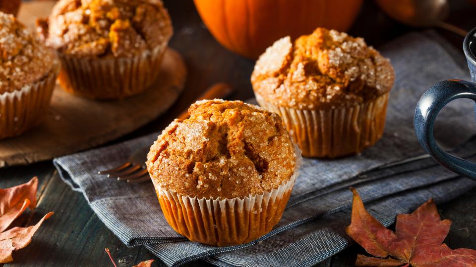 Pumpkin muffins for halloween