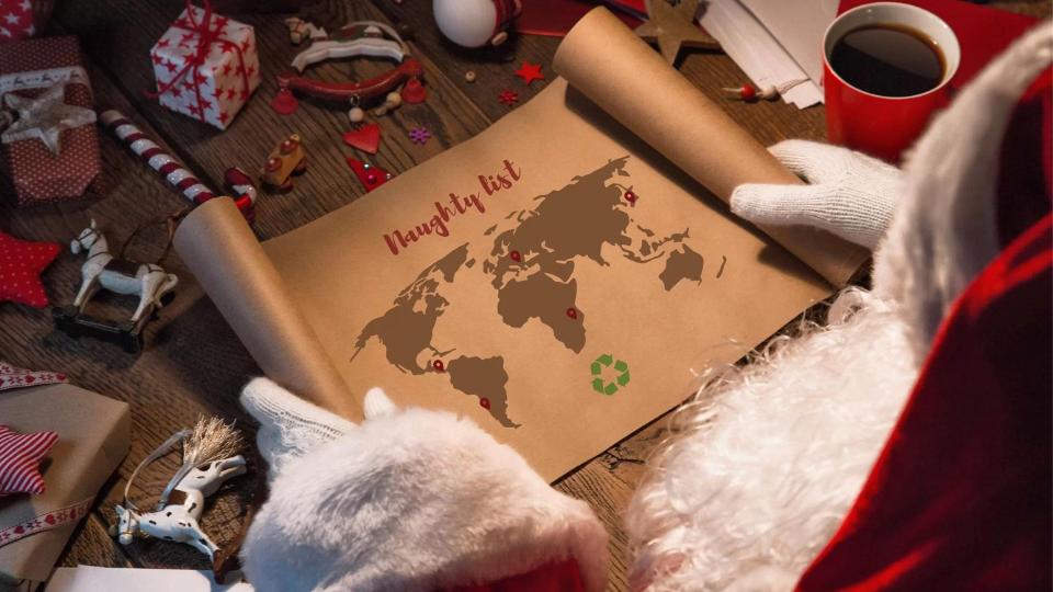 Santa's recycling naughty list