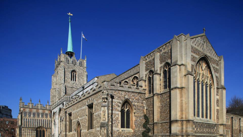 Chelmsford cathedral in Essex England