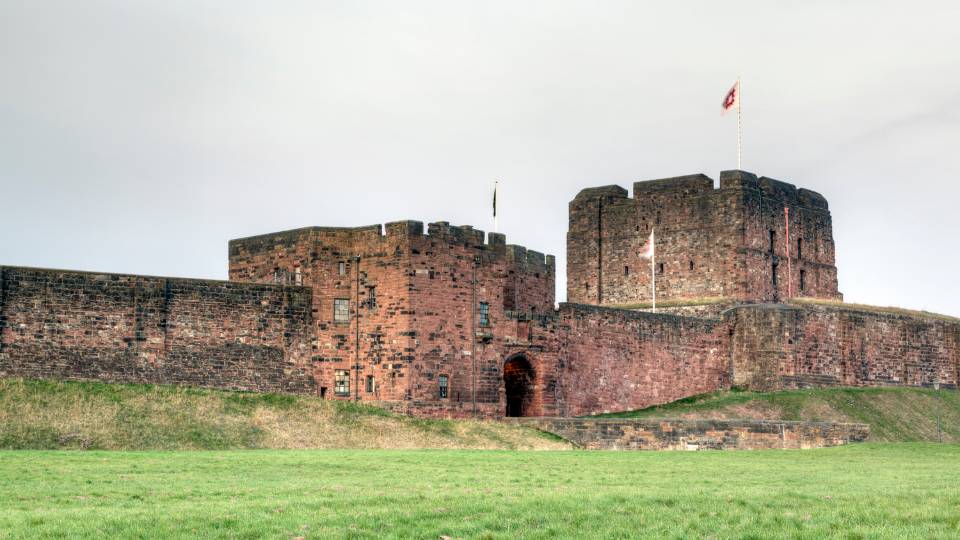 photo of Carlisle castle in Cumbria England