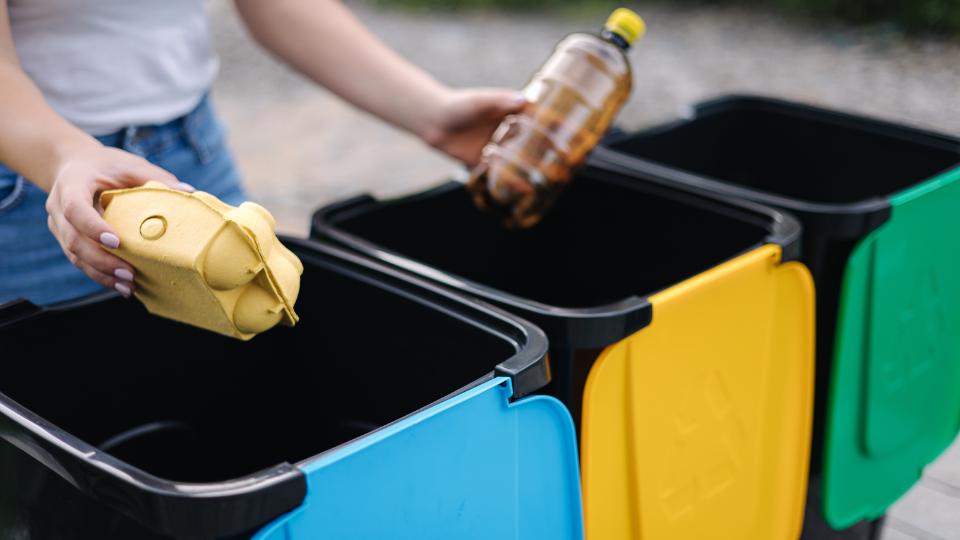 household recycling bin