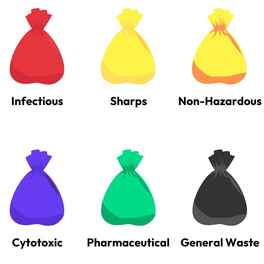 Clinical waste bag colours UK
