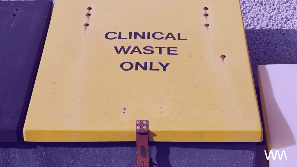 clinical waste only sign