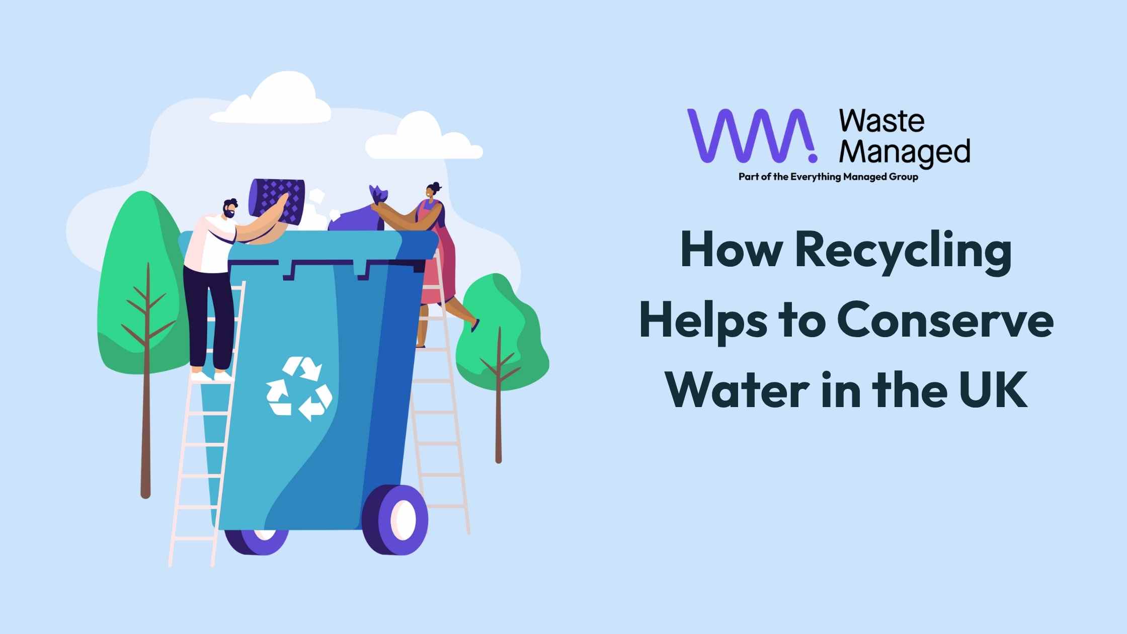 how recycling helps conserve water